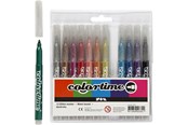 Skrive- & Tegneverktøy - Creativ Company Colortime glittertusch 12pcs. - 37371