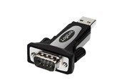 Nettverksadapter - LogiLink USB 2.0 adapter USB-A/M to DB9 (RS232)/M black/grey - AU0034