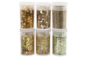 Hobbyartikler - Creativ Company Glitter and Paileten Gold 6x5gr - 28469