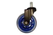 Gamingstol - LC Power - caster - blue transparent (pack of 5) - LC-CASTERS-7DB-SPEED