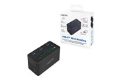 Dokkingstasjon - LogiLink USB 3.2 Gen 1 docking station USB-C 10-port PD mini black - UA0370