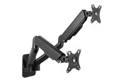 Skjermholder - LogiLink Dual monitor wall mount 17–32" gas spring 90–540 mm - BP0146