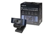 Webkamera - LogiLink HD USB webcam Pro 80° dual microphone auto focus privacy cover - UA0379