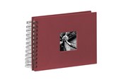 Fotoalbum & Arkivering - Hama "Fine Art" Spiral Album 24 x 17 cm 50 Black Pages Bordeaux - 90154