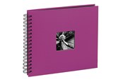 Fotoalbum & Arkivering - Hama "Fine Art" Spiral Album 36 x 32 cm 50 Black Pages pink - 10608