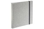 Fotoalbum & Arkivering - Hama "Tessuto" Jumbo Album 30x30 cm 60 White Pages grey - 3846