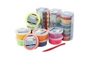 Hobbyartikler - Creativ Company Foam Clay - Assorted Colours - 28 tubs - 78816