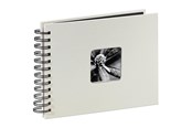 Fotoalbum & Arkivering - Hama "Fine Art" Spiral Album 24 x 17cm 50 Black Pages chalk - 2107