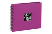 Fotoalbum & Arkivering - Hama "Fine Art" Spiral Album 28 x 24 cm 50 Black Pages pink - 113680