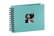 Fotoalbum & Arkivering - Hama "Fine Art" Spiral Album 24 x 17 cm 50 Black Pages turquoise - 113673