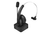 Hodetelefoner - LogiLink Bluetooth mono headset with charging stand microphone - BT0059