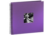 Fotoalbum & Arkivering - Hama "Fine Art" Spiral Album 36 x 32 cm 50 Black Pages purple - 094871