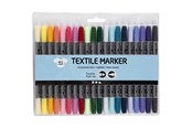 Skrive- & Tegneverktøy - Creativ Company Textile Pens - Extra Colors 20pcs. - 34833