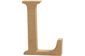 Arts & Crafts - Tilbehør - Creativ Company Letter L MDF 8cm 1pc. - 56371