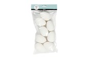 Arts & Crafts - Tilbehør - Creativ Company Goose eggs White 8st. - 51022