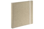 Fotoalbum & Arkivering - Hama "Tessuto" Jumbo Album 30x30 cm 60 White Pages beige - 3847