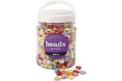 Arts & Crafts - Tilbehør - Creativ Company Heart Beads in Jar 700ml - 69702