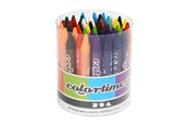 Skrive- & Tegneverktøy - Creativ Company Set with 12 color crayons 48 pcs. - 38138