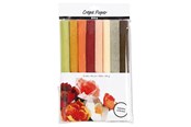 Papir, Fotopapir & Etiketter - Creativ Company Crepe Paper Pastel Colors 8 Sheets - 209002