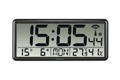 Dekorasjon - Hama "Jumbo" - clock - electronic - desktop wall mountable - black - 00186352