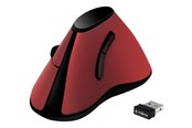 Mus - LogiLink Ergonomic vertical mouse wireless 2.4 GHz red - Vertical mouse - Optisk - 5 - Rød - ID0159