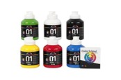 Hobbyartikler - Creativ Company A-Color - Acrylic Paint - Glossy - 6 x 500 ml - 32032