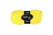 Garn & Tilbehør - Creativ Company Acrylic Yarn Yellow 50gr 80m - 421790