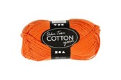 Garn & Tilbehør - Creativ Company Cotton yarn Orange 50gr 170m - 431090