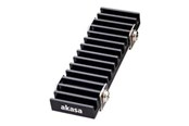 Lagrings-tilbehør - Akasa Gecko Pro - solid state drive heatsink - A-M2HS02-BK