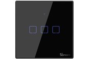 Smarthus - Sonoff WiFi Smart Wall Switch T3EU3C-TX Black - IM190314020