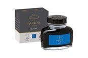 Skrive- & Tegneverktøy - Parker Fountain Pen Ink Bottle | Washable Blue QUINK Ink | 57 ml Fountain Pen Refill - 1950377