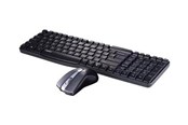 Tastatur - RAPOO X1800 - keyboard and mouse set - black - Tastatur & Mussett - Svart - 18423