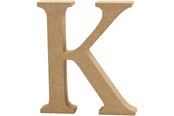 Arts & Crafts - Tilbehør - Creativ Company Letter K MDF 8cm 1pc. - 56370