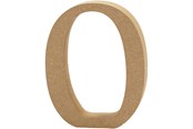 Arts & Crafts - Tilbehør - Creativ Company Letter O MDF 8cm 1pc. - 56374