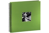 Fotoalbum & Arkivering - Hama "Fine Art" Spiral Album 36 x 32 cm 50 Black Pages apple green - 94870