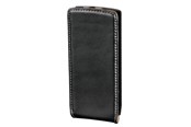 Mobil - Deksel og etui - Hama Mobil Bag for Samsung Wave II Flip-Front Black Leather - 00109411