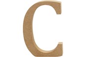 Arts & Crafts - Tilbehør - Creativ Company Letter C MDF 8cm 1pc. - 56362