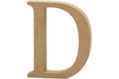 Arts & Crafts - Tilbehør - Creativ Company Letter D MDF 8cm 1pc. - 56363