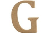 Arts & Crafts - Tilbehør - Creativ Company Letter G MDF 8cm 1pc. - 56366