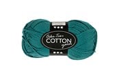 Garn & Tilbehør - Creativ Company Cotton yarn Petrol 50gr 170m - 431010