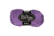 Garn & Tilbehør - Creativ Company Cotton yarn Purple 50gr 170m - 431260