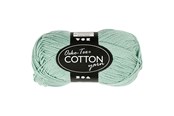 Garn & Tilbehør - Creativ Company Cotton yarn Mint Green 50gr 170m - 431210