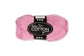 Garn & Tilbehør - Creativ Company Cotton yarn Light red 50gr 170m - 431220