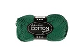 Garn & Tilbehør - Creativ Company Cotton yarn Dark green 50gr 170m - 431290