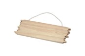 Skilt & Kort - Creativ Company Shield Nameplate Wood with Hanging Cord - 57608