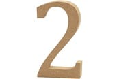 Arts & Crafts - Tilbehør - Creativ Company Number 2 MDF 13cm 1pc. - 56340