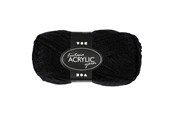 Garn & Tilbehør - Creativ Company Acrylic yarn Black 50gr 80m - 421750