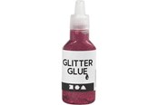 Hobbyartikler - Creativ Company Glitter glue Dark pink 25ml - 318280