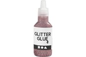 Hobbyartikler - Creativ Company Glitter glue Pink 25ml - 318290