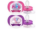 Babyutstyr - Philips Avent SCF080/04 Ultra Air Pacifier 2-pack assorted colors - SCF080/04